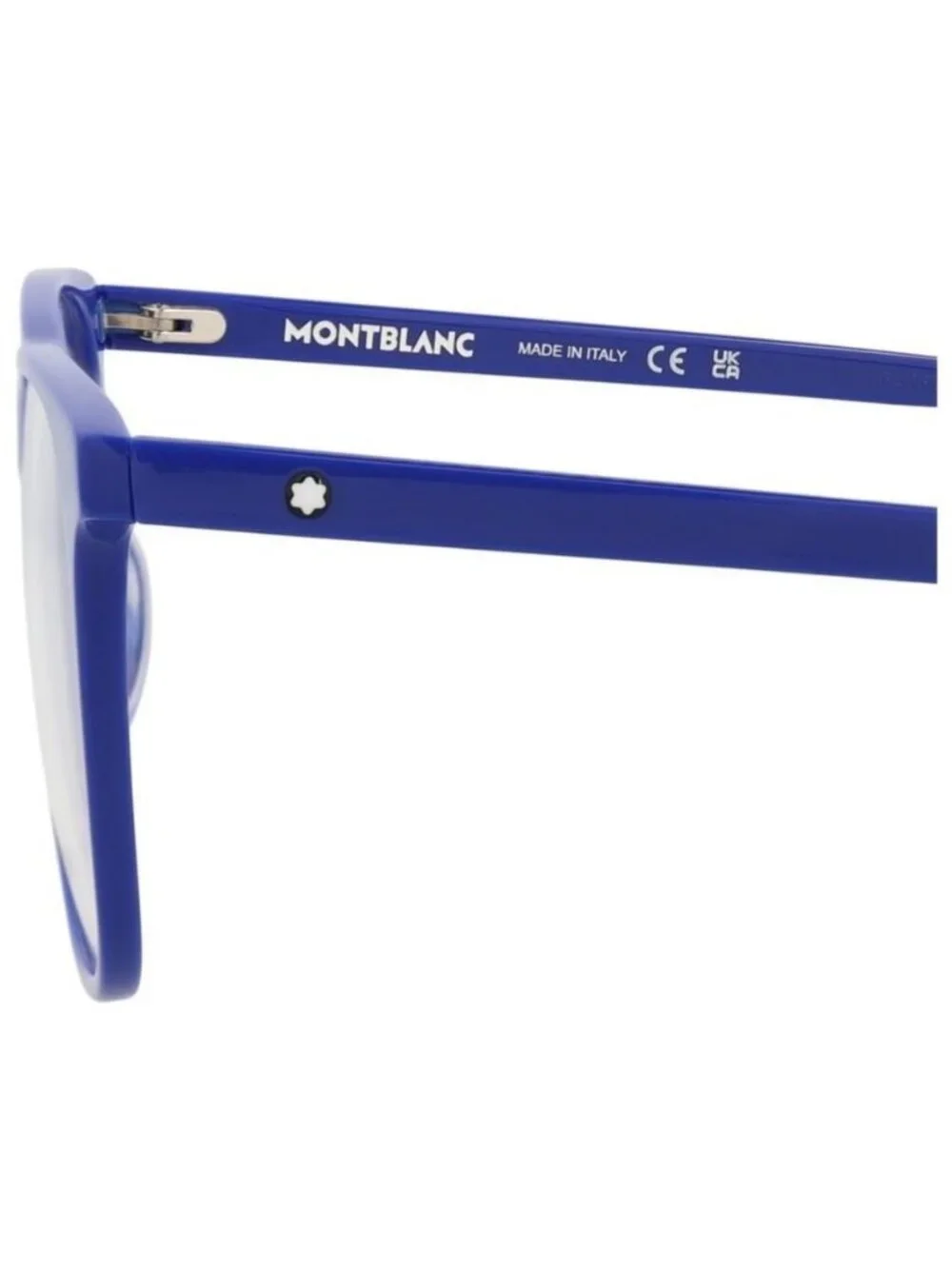 New Montblanc Mens Square/Rectangle Blue Blue Transparent Fashion Designer Eyegl